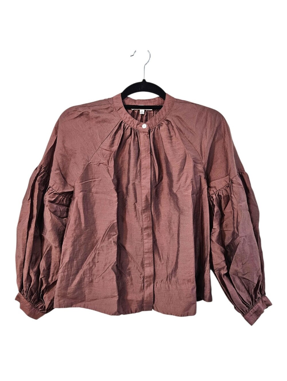NWT Madewell Shirred Balloon-Sleeve Top Size XXS